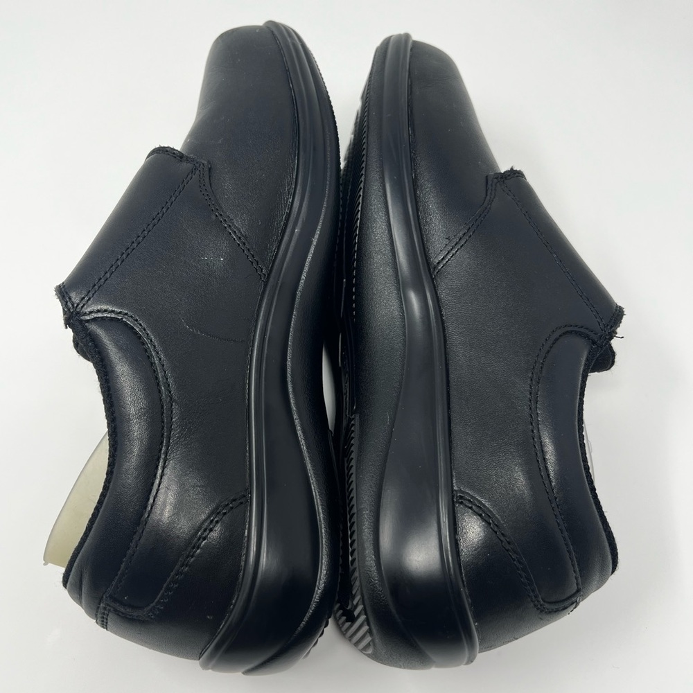 Women’s Black Orthopedic Velcro Strap Shoes Leather Sneakers Round Toe Comfy mom - Picture 13 of 17